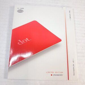 NEW dot. Card Limited Edition Cranberry red Digital Business Networking Dot